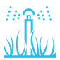 smart solid set sprinkler control - solar powered