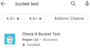 Bucket Test app