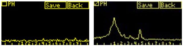 EP3 spectrum analyser - busy channel 1