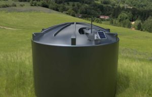 water tank level monitor on farm water tank